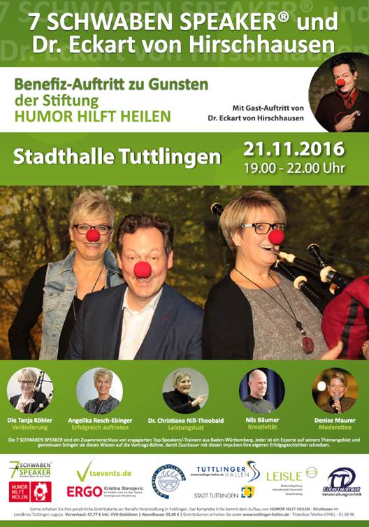 7 SCHWABEN SPEAKER & Dr. Eckart von Hirschhausen